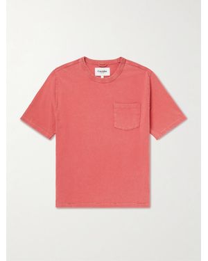 Corridor NYC Garment-Dyed Cotton-Jersey T-Shirt - Pink