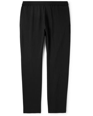 Barena Riobarbo Tapered Tropical Virgin Wool-Crepe Pants - Black