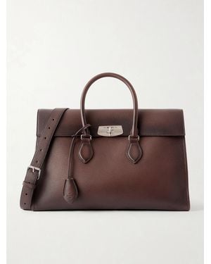 Berluti E'Mio Full-Grain Leather Briefcase - Brown