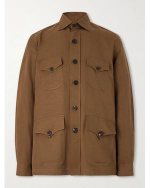 Rubinacci Safari Overshirt - Brown