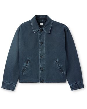 Massimo Alba Cadillac Padded Cotton-Canvas Jacket - Blue