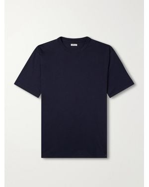 Kiton Cotton-Jersey T-Shirt - Blue