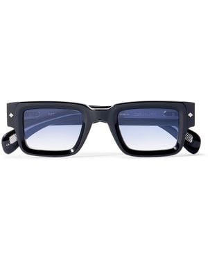 sato Cervantes Square-frame Acetate Sunglasses - Blue