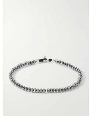Mikia Sterling, Diamond And Desert Pearl Beaded Bracelet - Natural