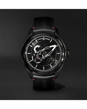 Ulysse Nardin Freak X Ti Automatic 43Mm Titanium And Leather Watch, Ref. No. 2303-270.1 - Black