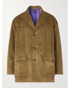 Needles Cotton-Corduroy Blazer - Green