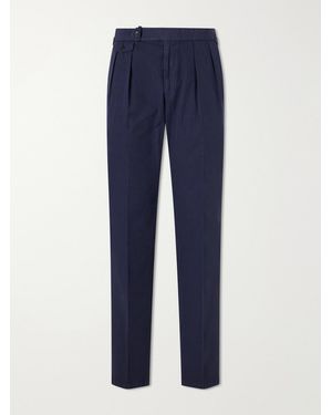 Polo Ralph Lauren Straight-Leg Cotton Trousers - Blue