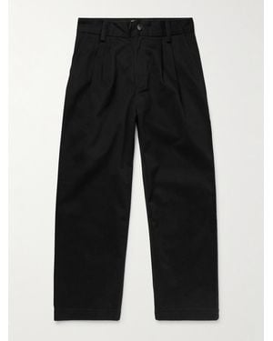 Agolde Pantaloni A Gamba Dritta - Nero