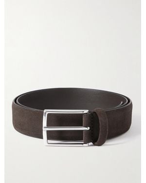 Anderson's 3.5Cm Suede Belt - Brown