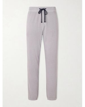 James Perse Straight-Leg Supima Cotton-Jersey Sweatpants - Gray