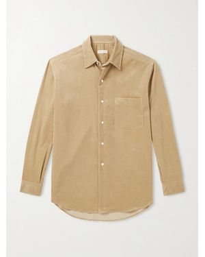 Kaptain Sunshine Suvin Cotton-Corduroy Shirt - Natural