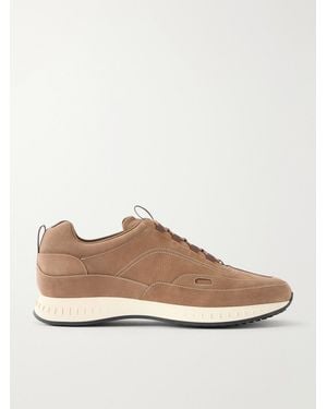 John Lobb Laced Stream Nubuck Sneakers - Weiß