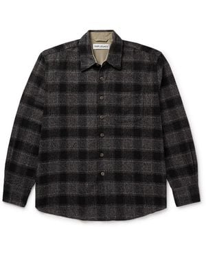 Our Legacy Above Checked Cotton Shirt - Black