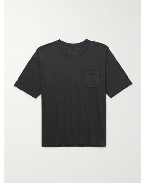 Visvim Jumbo T-Shirt aus Jersey aus einer Baumwollmischung in Stückfärbung - Schwarz