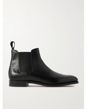 John Lobb Lawry Leather Chelsea Boots - Black