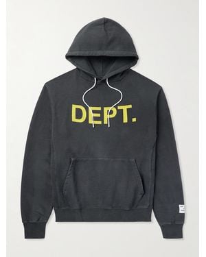 GALLERY DEPT. Hoodie aus Jersey aus einer Baumwollmischung mit Logoprint - Grau