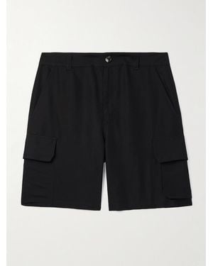 Loewe Paula's Ibiza Straight-leg Canvas Shorts - Black