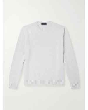 Slowear Virgin Wool Crewneck Sweater - Weiß
