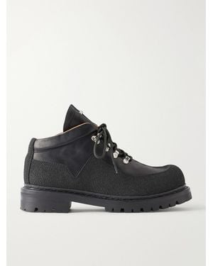 Our Legacy Quest Kevlar-Trimmed Leather Boots - Black