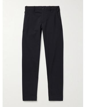 Slowear Teknosartorial Slim-Fit Stretch-Seersucker Trousers - Blue