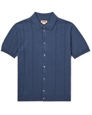 Baracuta Horatio Striped Cotton Shirt - Blue