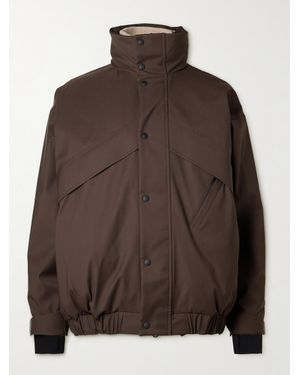 Loro Piana Lech Padded Storm System® Virgin Wool-blend Hooded Ski Jacket - Brown