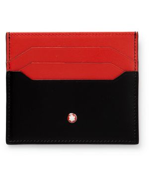 Montblanc Meisterstück Leather Cardholder - Red