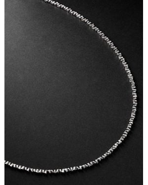 Suzanne Kalan 18-Karat Tennis Necklace - Black