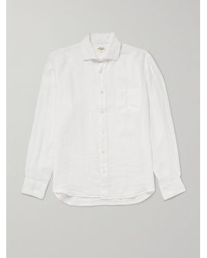 Hartford Paul Pat Linen Shirt - White