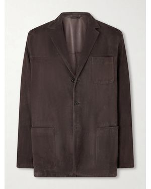 Boglioli Suede Jacket - Brown