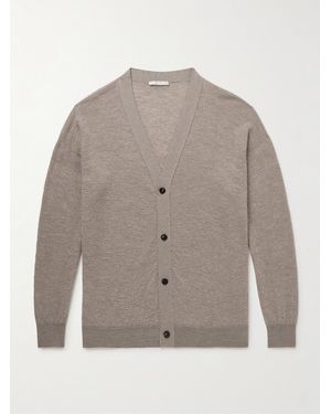 The Row Raimo Cashmere Cardigan - Grey