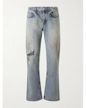 Enfants Riches Deprimes Flared Distressed Jeans - Blue