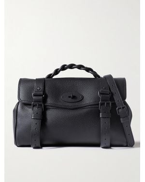 Mulberry Alexa Full-Grain Leather Messenger Bag - Black