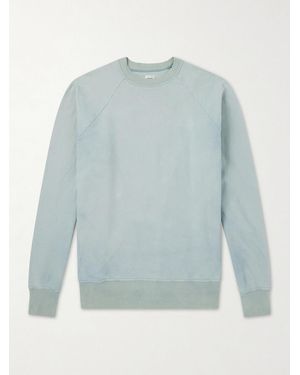 A.PRESSE Cotton-Jersey Sweatshirt - Blue