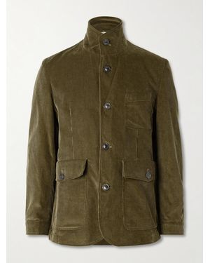 James Purdey & Sons Petersham Cotton-Corduroy Jacket - Green