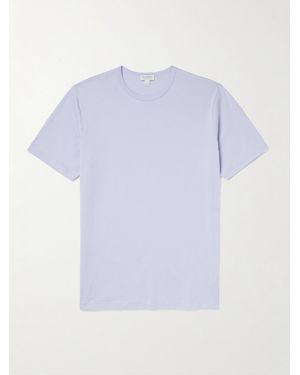 Sunspel Slim-Fit Cotton-Jersey T-Shirt - Purple