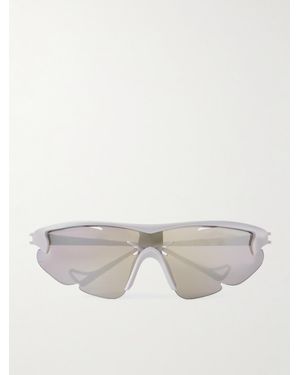 District Vision Post Archive Faction Junya Racer D-Frame Polycarbonate And Titanium Sunglasses - Grey