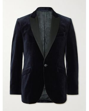 Favourbrook Cotton-Velvet Tuxedo Jacket - Black
