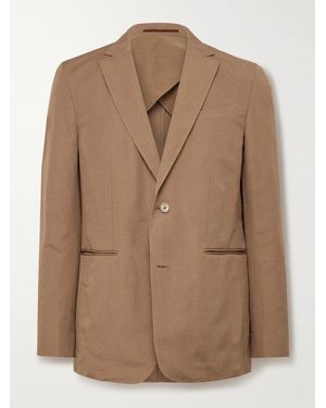 Orlebar Brown Garret Slim-Fit Unstructured Linen And Cotton-Blend Suit Jacket - Natural