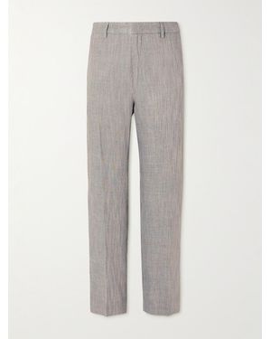 Barena Delfo Gioli Straight-Leg Woven Trousers - Grey