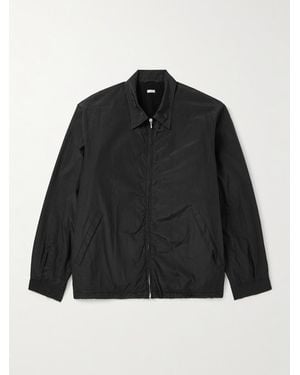 A.PRESSE Silk And Cotton-Blend Taffeta Jacket - Black
