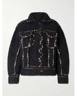 Kapital Embroidered Wool Jacket - Black