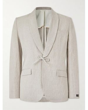 A Kind Of Guise Shinji Linen Suit Jacket - White