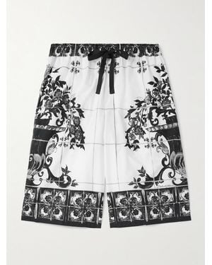 Dolce & Gabbana Shorts A Gamba Dritta - Nero