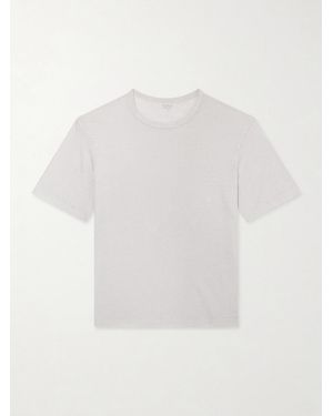 Hartford Linen-jersey T-shirt - White