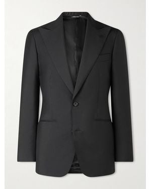 Saman Amel Woven Blazer - Black