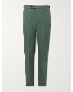 Sid Mashburn Slim-Fit Wool Suit Trousers - Green