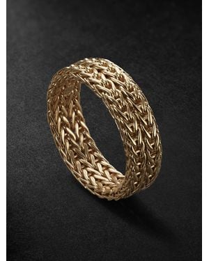 John Hardy Rata 14-karat Gold Ring - Black