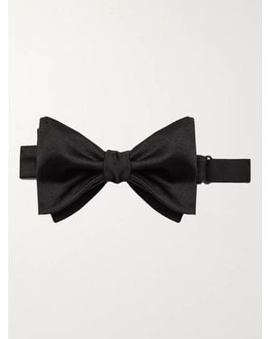 Richard James Self-Tie Silk-Satin Bow Tie - Schwarz