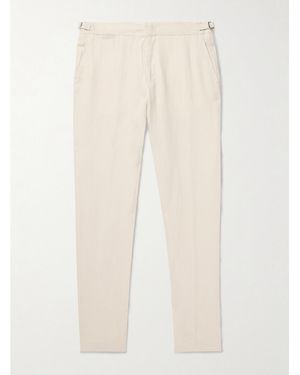 Orlebar Brown Griffon Tapered Linen Trousers - Natural